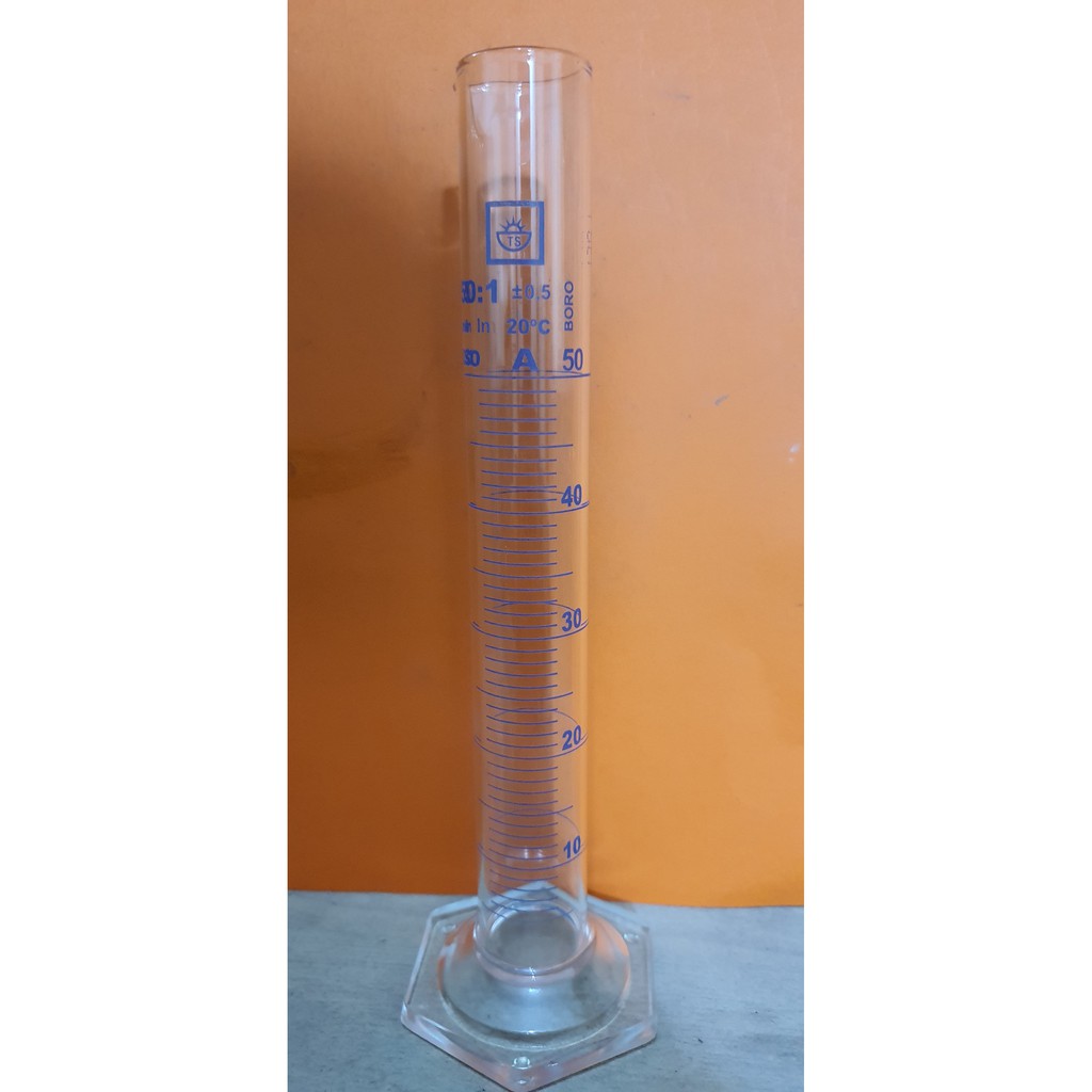 Ống đong thủy tinh 50ml