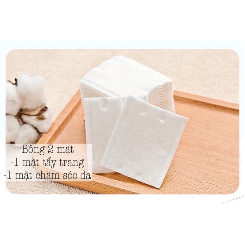 Bông tẩy trang 3 lớp cotton PADS / Túi 222 miếng