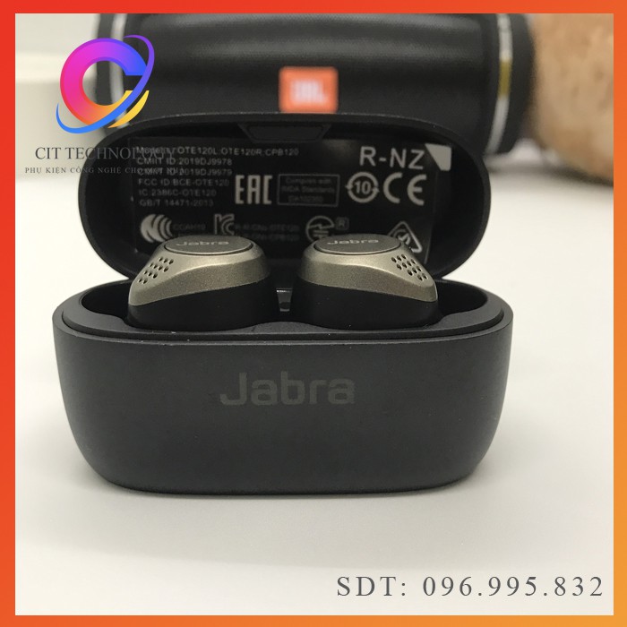 Tai Nghe True Wireless JABRA Elite 75T Wireless chống ồn chống nước Sạc Không Dây {BẢO HÀNH ĐỔI MỚI}