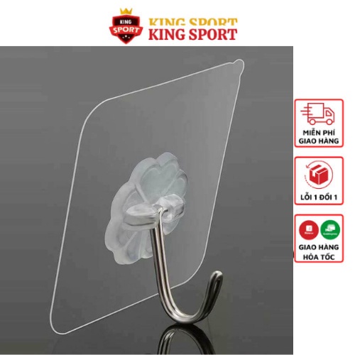 Combo 10 Móc Dán Siêu Dính Tường, Móc Dán Chịu Lực Trong Suốt Hàng Cao Cấp