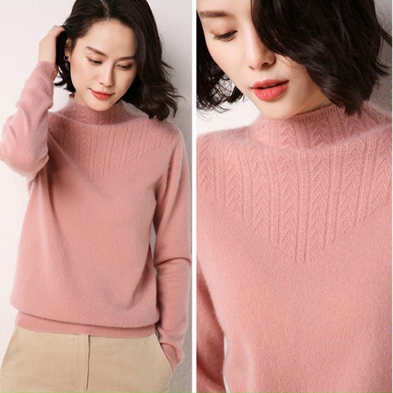 Áo len cashmere cổ leo vn 5 màu A2943 Aholic