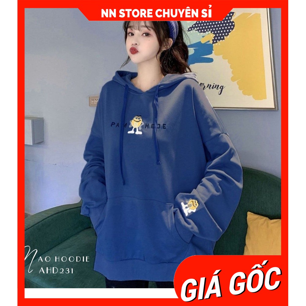 ÁO HOODIE THÊU XINH XẮN AHD231 ⚡ ẢNH THẬT⚡ ÁO NỈ CHUI ⚡ ÁO HOODIE UNISEX