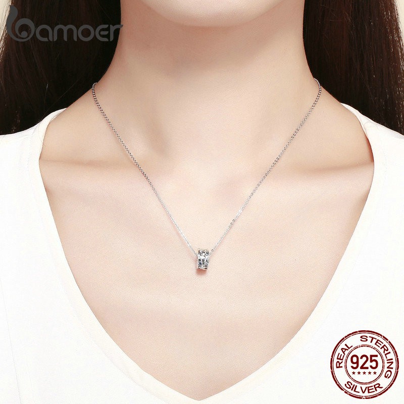 Hạt Trang Sức Bamoer SCC985 Làm Từ Bạc S925 Dùng Tự Làm Vòng Tay