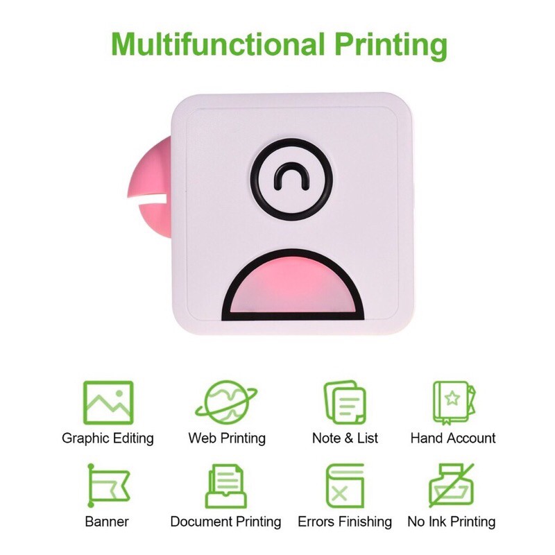 (Chính hãng) Máy in mini Poooli cầm tay | BigBuy360 - bigbuy360.vn