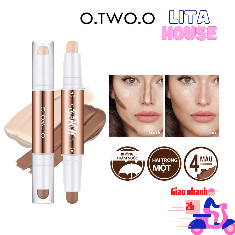 Bút tạo khối highlight 2 trong 1 O.TWO.O 30g SC030