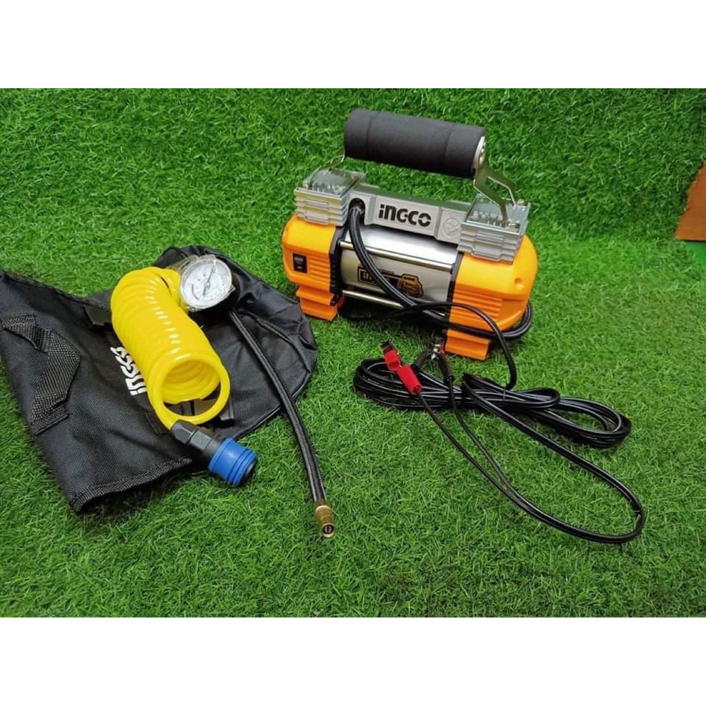 Máy bơm lốp xe ô tô 12V Ingco AAC2508