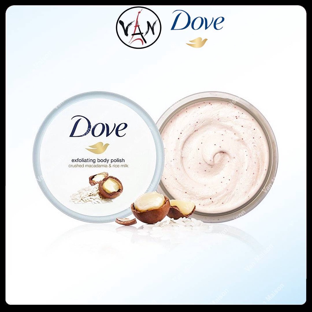 Tẩy tế bào chết body Dove Exfoliating Body Polish  225ml