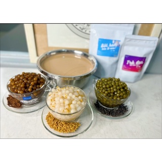 Trân châu Ô long , Trà Đen , Hoa huệ ( bịch 2kg )
