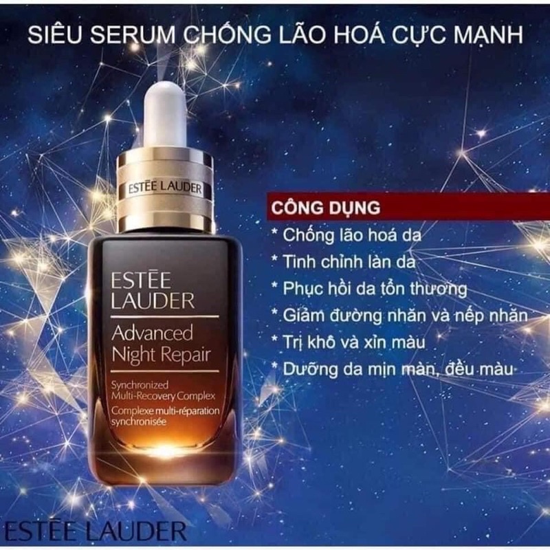 Set dưỡng da Estee Lauder chống lão hoá phiên bản giới hạn gồm 3 món advanced night repair siêu cấp ẩm [BILL MACY’S US]