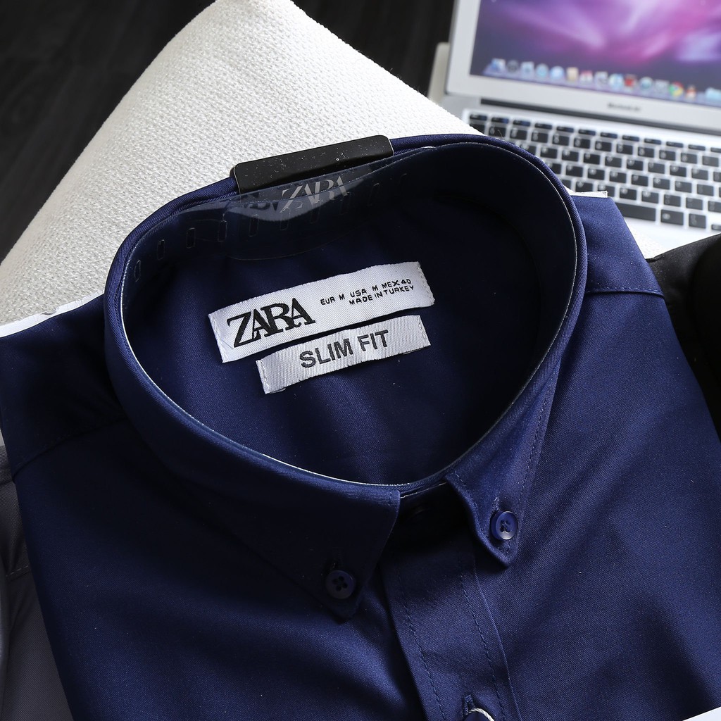 [VNXK]  Áo Sơ Mi Nam Dài Tay ZR - Chất Lụa Bóng Trơn Đẹp, Không Nhăn, Dáng Trẻ Trung, Thanh Lịch | BigBuy360 - bigbuy360.vn