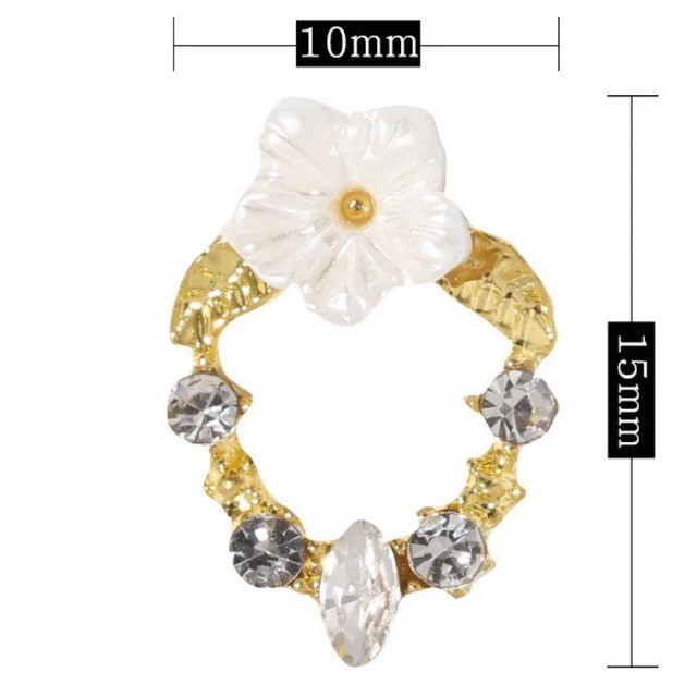 Charm nail hoa dây 4k 6059