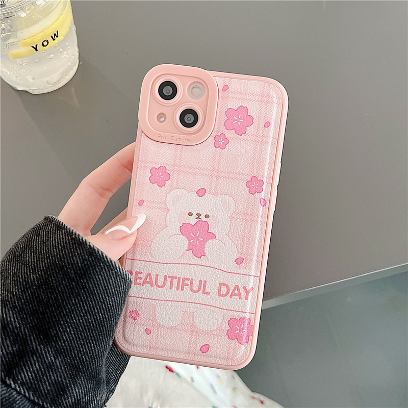 Ốp lưng iphone Ốp lưng iphone LineBear trong cạnh vuông 6/6plus/6s/6splus/7/7plus/8/8plus/x/xr/14pro/11/12/13/pro/max/plus/promax Dinuo case