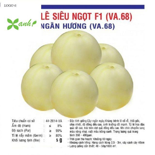 Hạt giống dưa lê siêu ngọt F1 gói 10 hạt xuất xứ Việt Nam