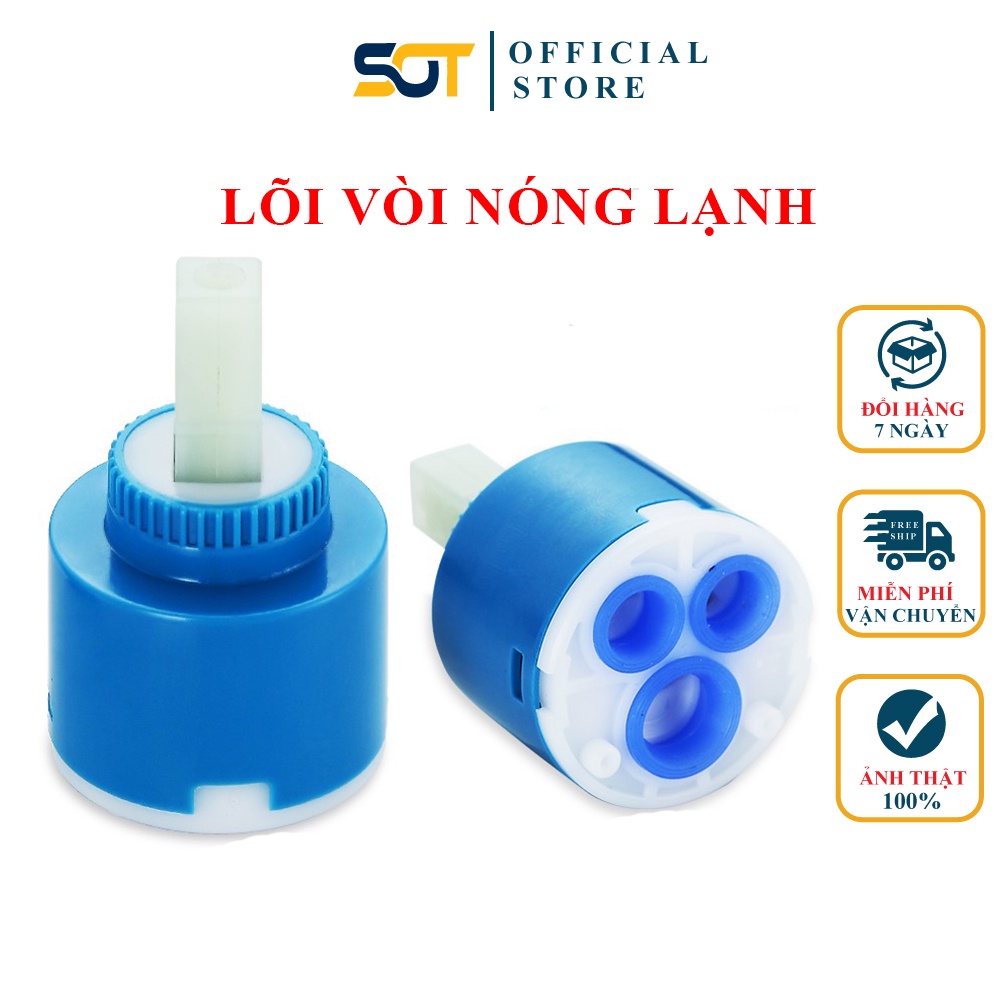 Lõi vòi nước, lõi vòi NÓNG LẠNH,óc sen dùng cho vòi nước củ sen nóng lạnh