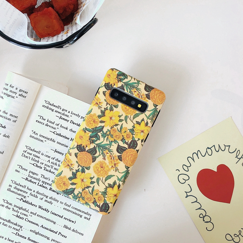 Ốp điện thoại họa tiết hoa cho Samsung Galaxy S10 S9 S8 Plus Note 8 9 | BigBuy360 - bigbuy360.vn