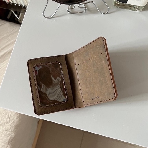 Ví da Handmade Unisex Mini Chin-chin Wallet Onetothree