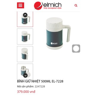BÌNH GIỮ NHIỆT ELMICH 500ML EL-7228
