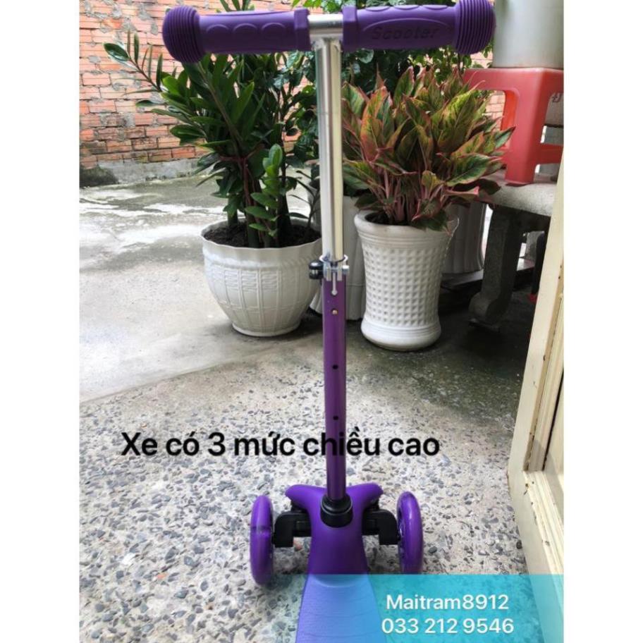 Xe trượt scooter bánh phát sáng loại lớn. Hàng khuyến mãi của sữa Enfa/Pediasure