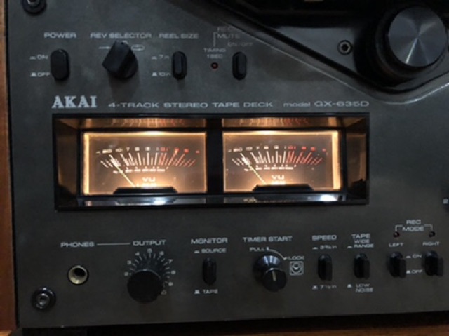 ĐẦU BĂNG CỐI AKAI GX-635D ĐEN có Hub