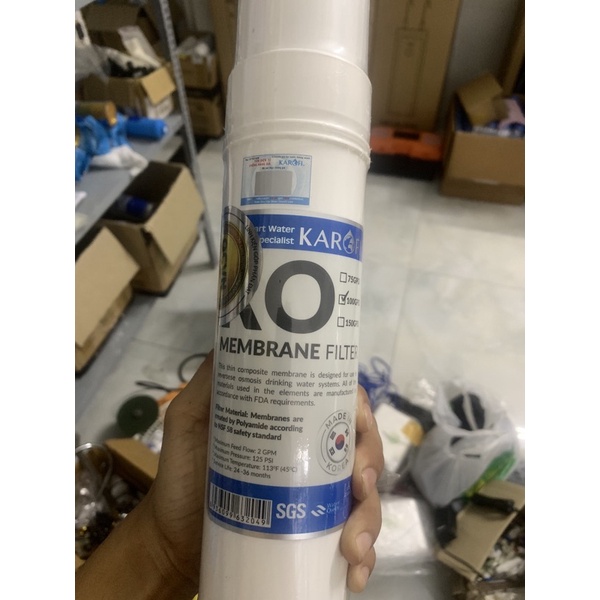 MÀNG RO PURIFIM KAROFI - RO Hàn Quốc Karofi . Tặng van 1 chiều, cút nước, dây RO