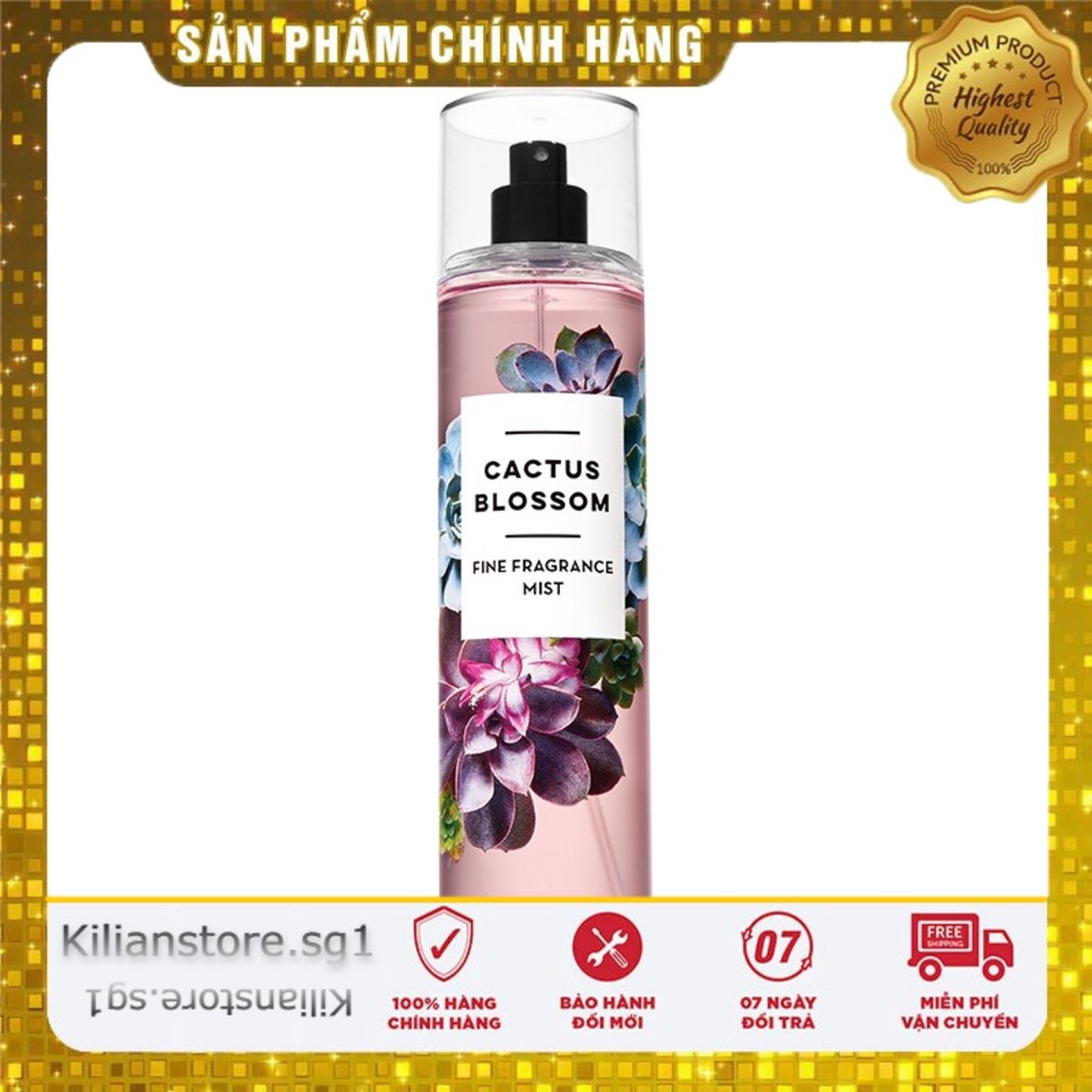Xịt Thơm Toàn Thân Bath And Body Works - Cactus Blossom (30Ml - 50Ml - 100Ml)