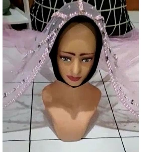 Mạng Che Mặt Đính Kim Cương Nhân Tạo Mới Nhất Cho Cô Dâu