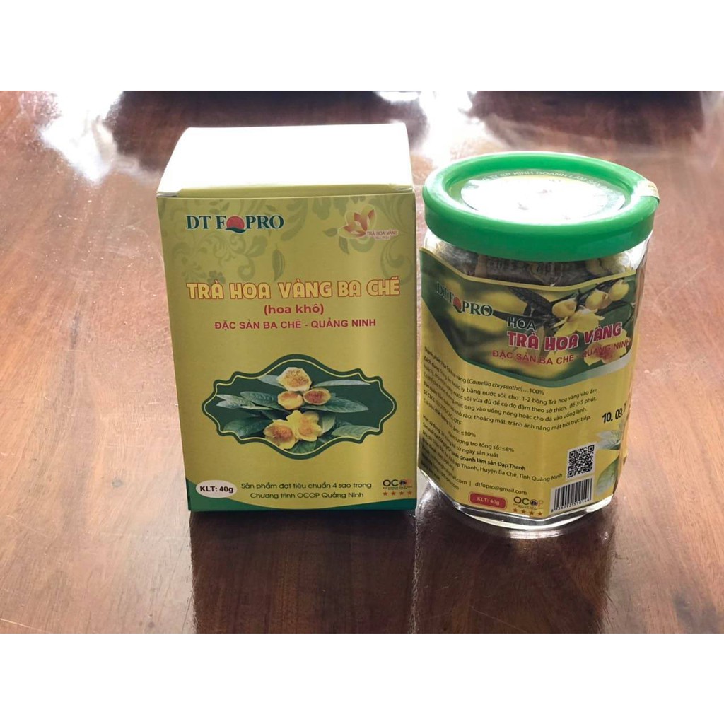 Trà Hoa Vàng Ba Chẽ thượng hạng - ngừa ưng thư, điều trị huyết áp, mỡ máu | BigBuy360 - bigbuy360.vn