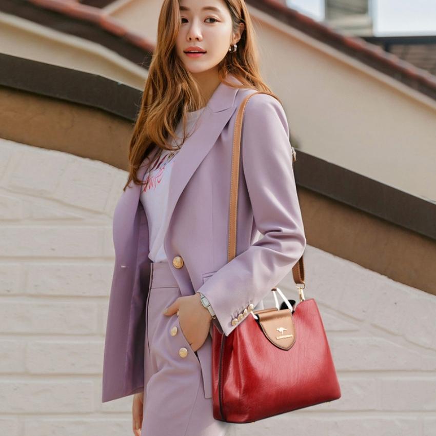 Túi xách nữ thời trang cao cấp công sở Hàn Quốc đẹp KAIDIFEINIROO KF06  Size 27cm