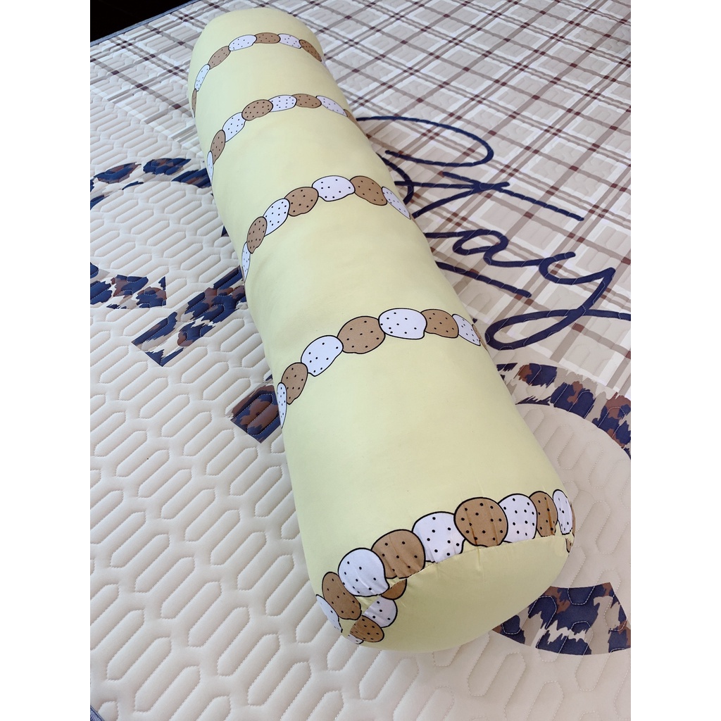 GỐI ÔM  /vỏ KHOÁ KÉO Cotton MUJI