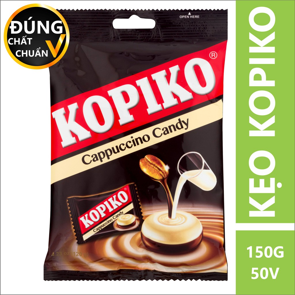 KẸO CÀ PHÊ SỮA KOPIKO COFFEE CAPPUCCINO 135g CỰC NGON GIÚP TỈNH TÁO VỊ ĐẮNG NGỌT THƠM BÉO