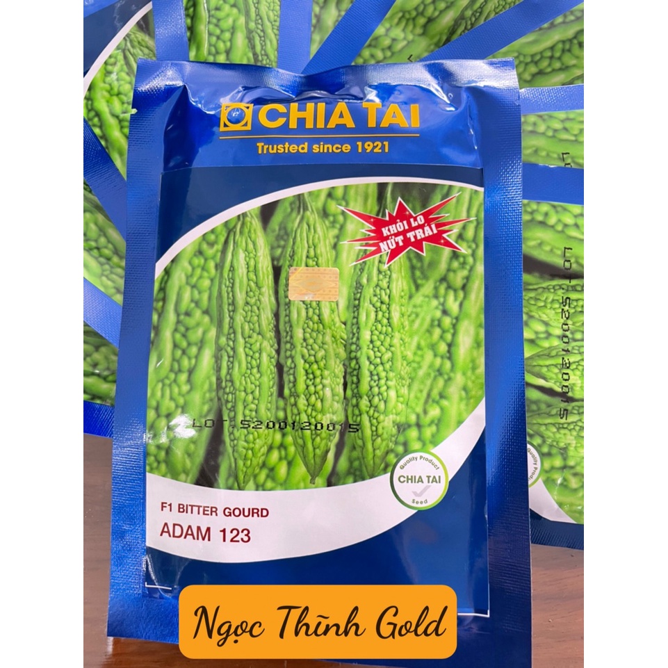 Hạt giống Khổ Qua Chia Tai Adam 123 (gói 20g - khoảng 88 hạt)