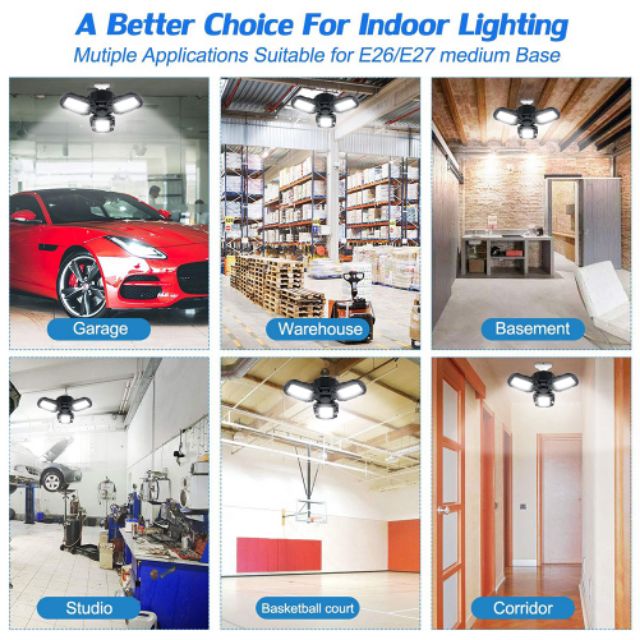 Đèn Led 3 cánh siêu sáng tiết kiệm năng lượng