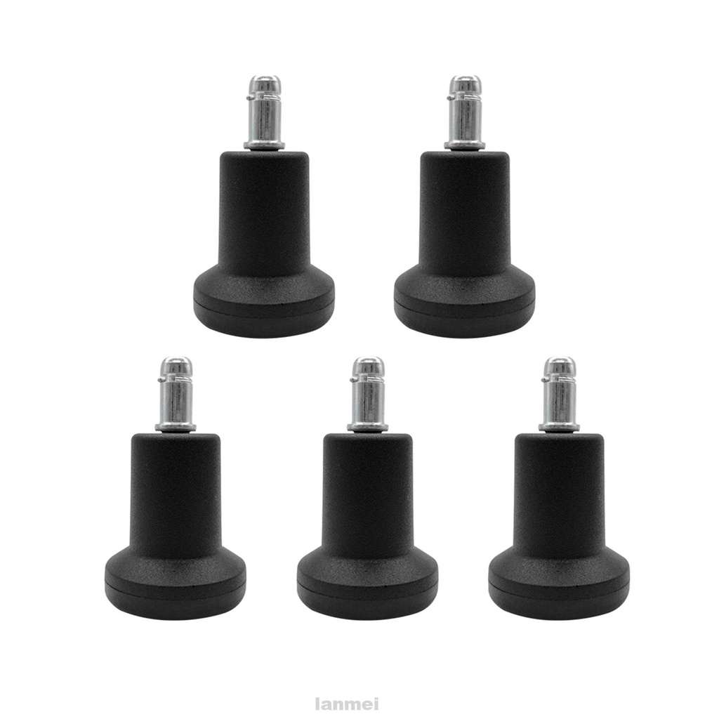 Set 5 Chân Ghế Xoay Cố Định Thay Thế Chống Trầy Xước Dễ Lắp Đặt