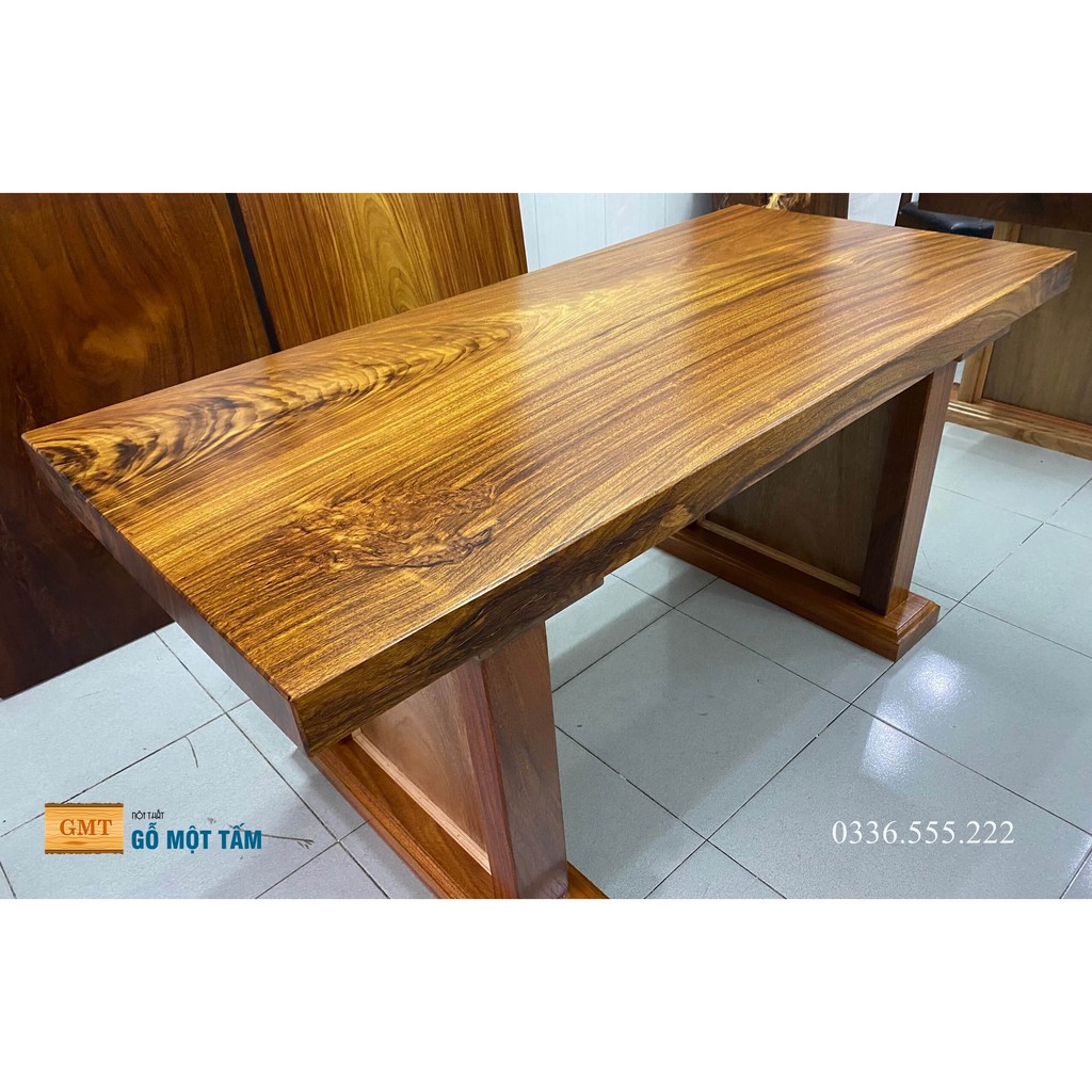 Mặt bàn gỗ nguyên tấm dày 7cm