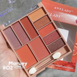 Phấn mắt Anylady Sweet 10 ô