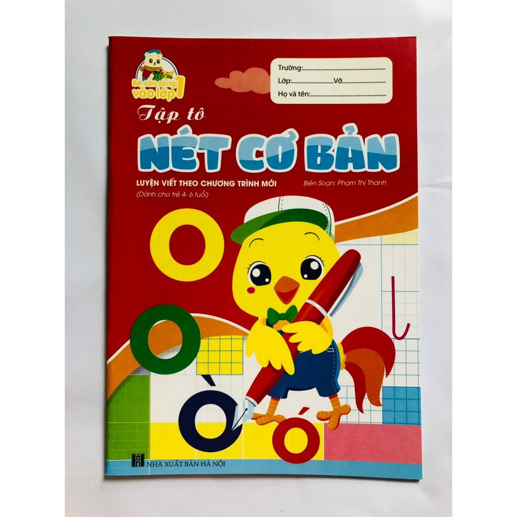 Sách - Bộ 9 Cuốn Tập Tô - Tập Viết Chữ - Làm Quen Với Chữ Cái, Chữ Số -Tặng 2bút chì cho bé