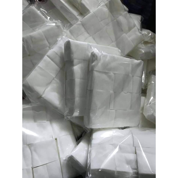 Bông đắp toner 1000 miếng loại mỏng 1 lớp siêu mềm mượt siêu dai