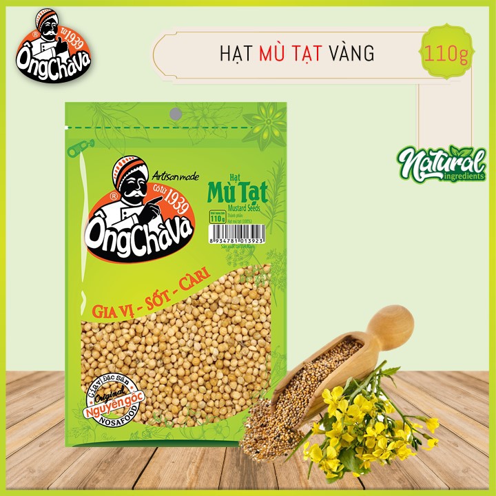 HẠT MÙ TẠT VÀNG Ông Chà Và 110gram (Mustard seed)