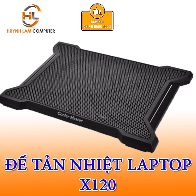 Đế quạt tản nhiệt laptop Cooler Master X120 hỗ trợ laptop 14inch đến thumbnail