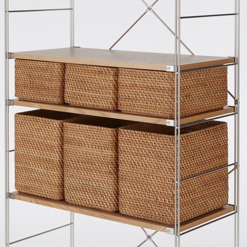 Hộp đựng đồ đan tay BAMBOOO ECO đựng quần áo đồ chơi trang trí đồ dùng cá nhân trong gia đình , khách sạn , nhà hàng