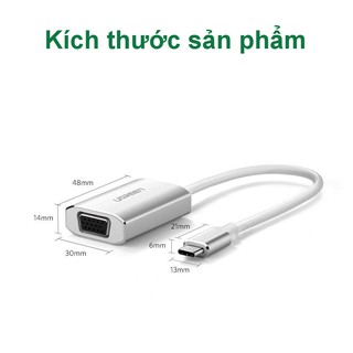 Bộ chuyển USB type-C sang VGA Ugreen 40866
