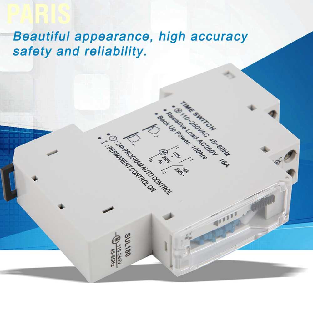 Paris 24‑Hour Time Switch High Accuracy Automatic Timer with Indicator Light | BigBuy360 - bigbuy360.vn