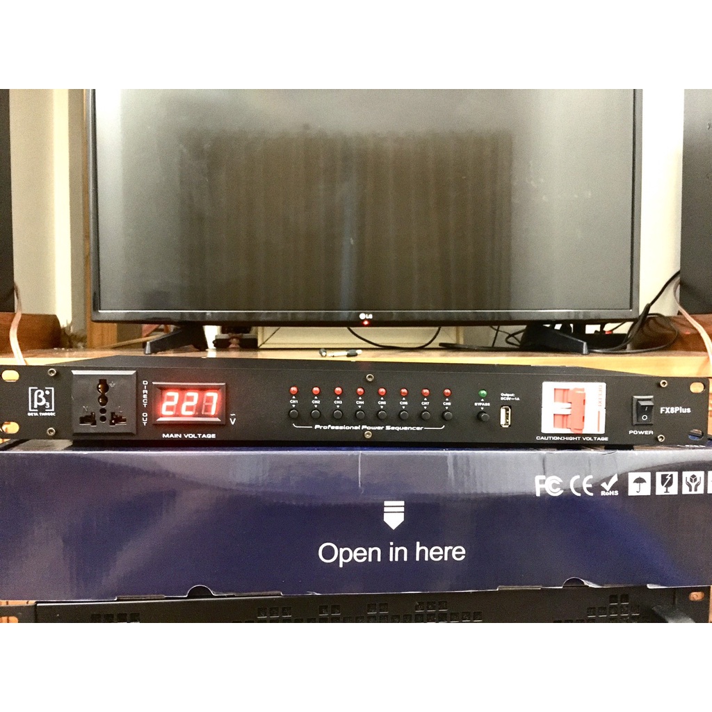 Quản Lý Nguồn B3 FX8 Plus  Hiện Đại Có APTOMAT Tự Động Ngắt Bảo Vệ Thiết Bị Điện Tử Gia Đình, Chống Cháy Nổ.