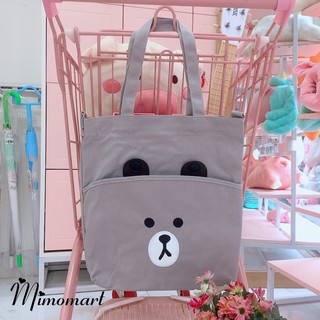 Túi tote gấu cute phô mai que