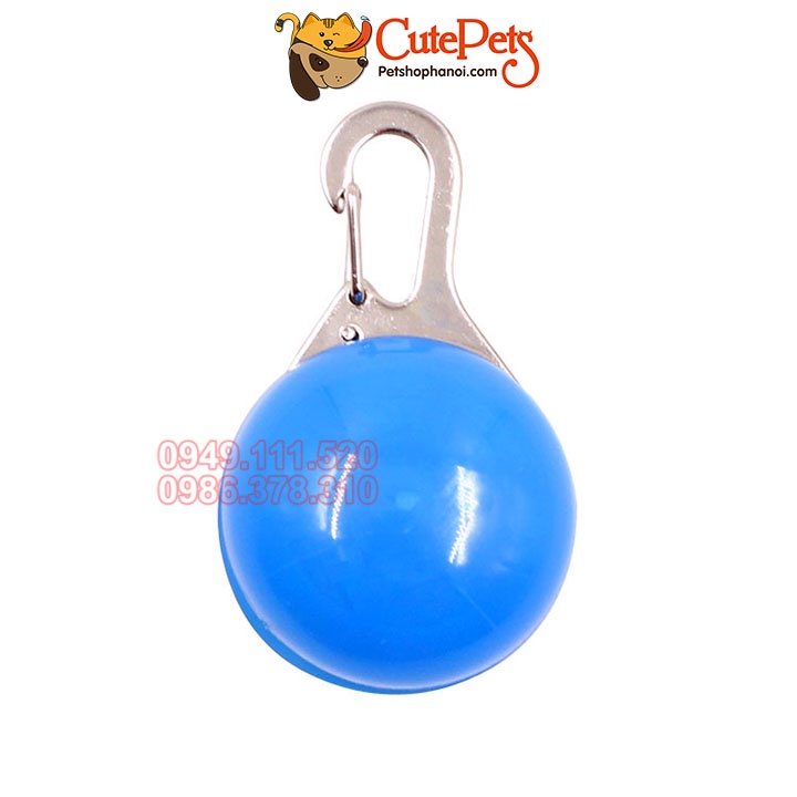 Móc cổ đèn led chống đi lạc ban đêm cho chó mèo - Phụ kiện thú cưng Hà Nội