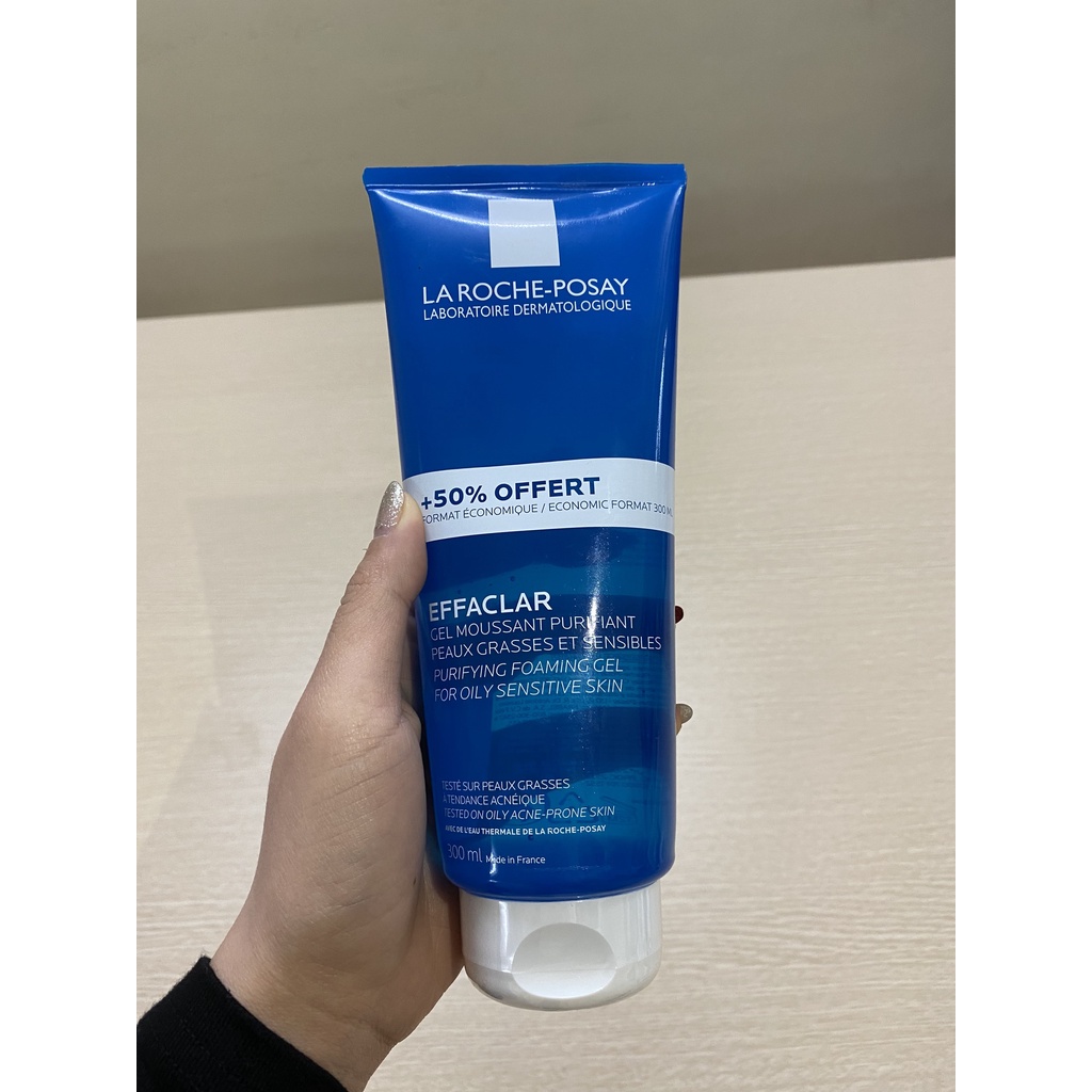 Sữa Rửa Mặt La Roche Posay Effaclar 300ml Cho Da Dầu Mụn, Nhạy Cảm