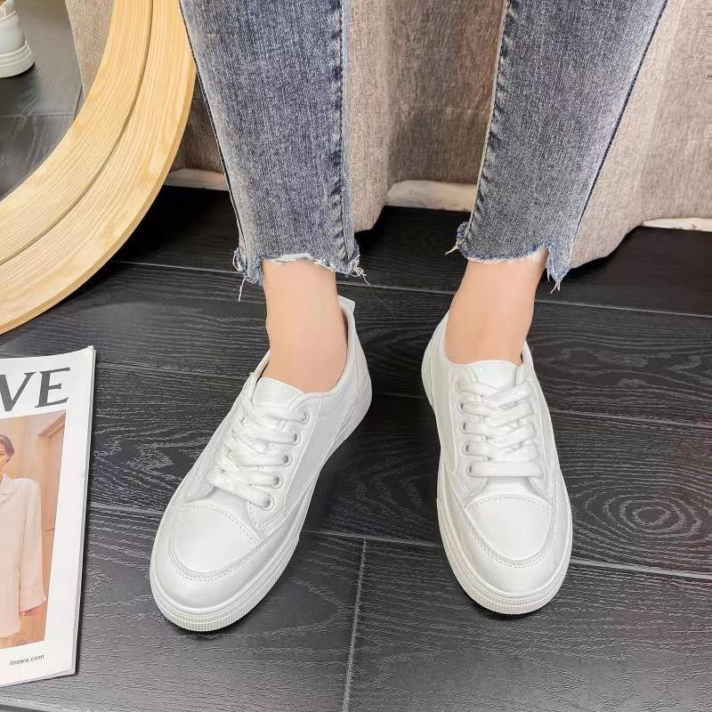 Giày thể thao nữ phong cách đi êm thoải mái đế thoáng dễ thoát khí TT001 - đủ size 2 màu trắng và kem hot 2022 - SUDI