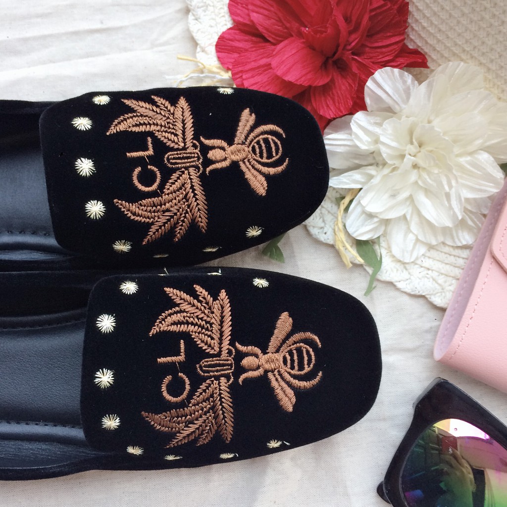 Giày bệt thêu hình ong nữ 69k(KÈM VIDEO VÀ ẢNH THẬT) | BigBuy360 - bigbuy360.vn