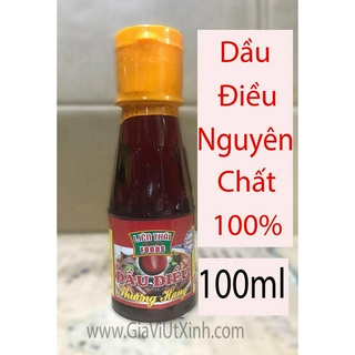 DẦU ĐIỀU NGUYÊN CHẤT 100% 100ML - LIÊN THÁI