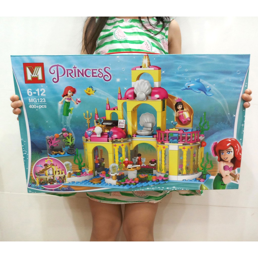 ĐỒ CHƠI XẾP HÌNH LEGO Disney Princess Lâu Đài Dưới Nước Của Nàng Tiên Cá MG123